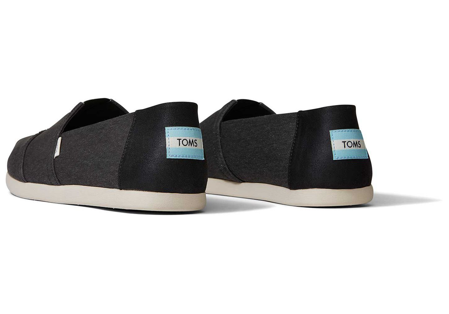 Toms Espadryle Męskie Czarne - Alpargata Eco Dyed Twill - 01PDBNXSG